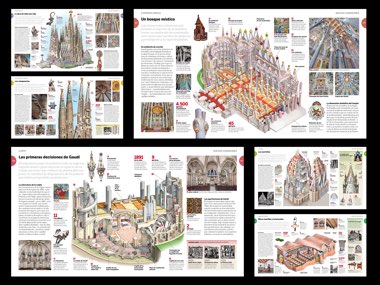 Basílica de la Sagrada Familia, edición visual