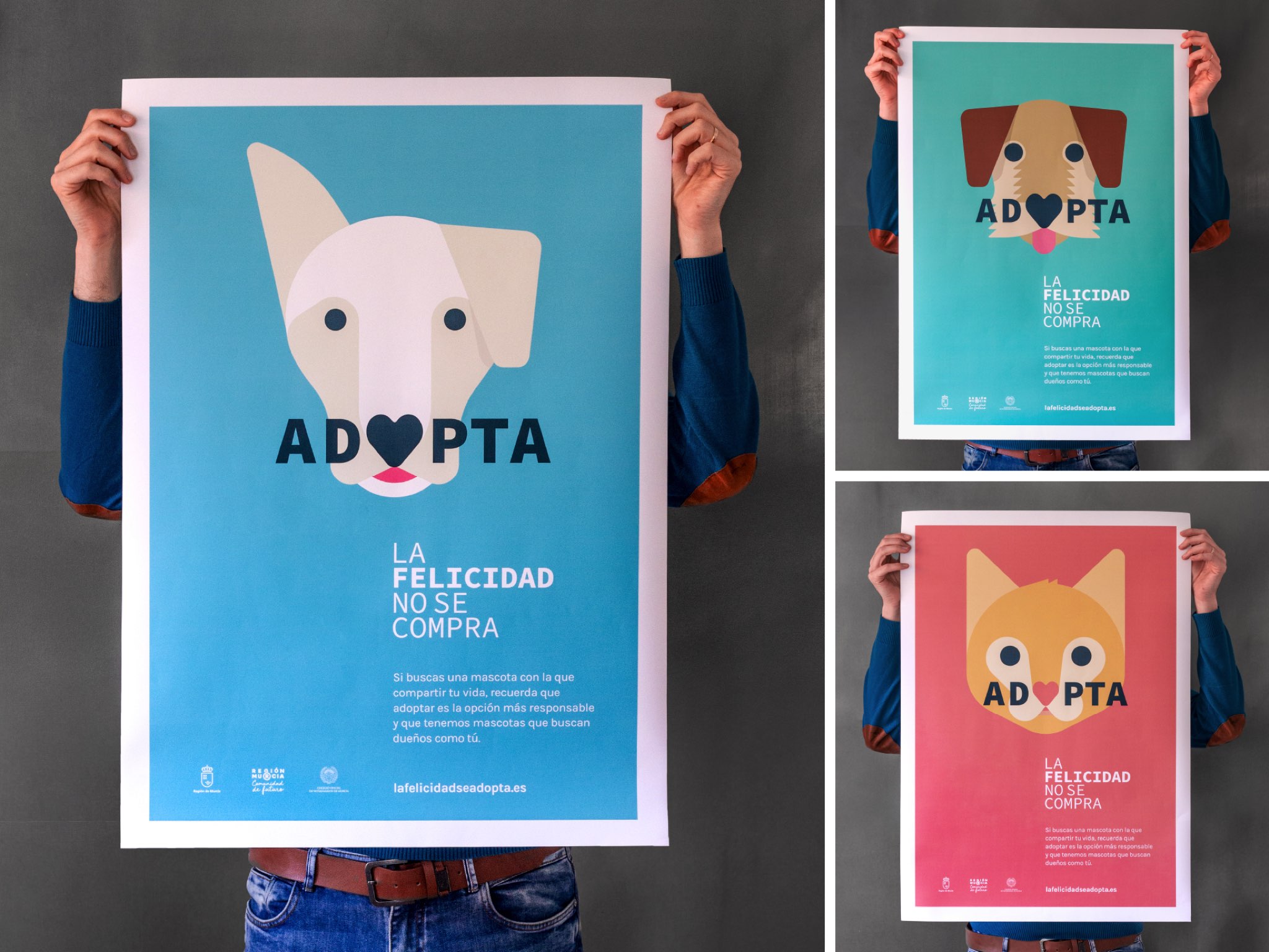 La felicidad no se compra. Adopta