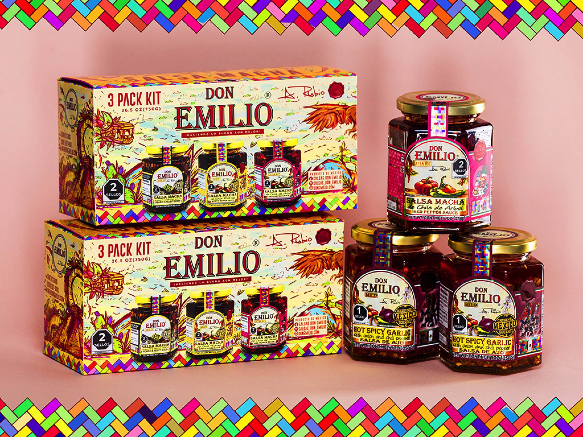 Salsas Don Emilio / 3 Pack Kit