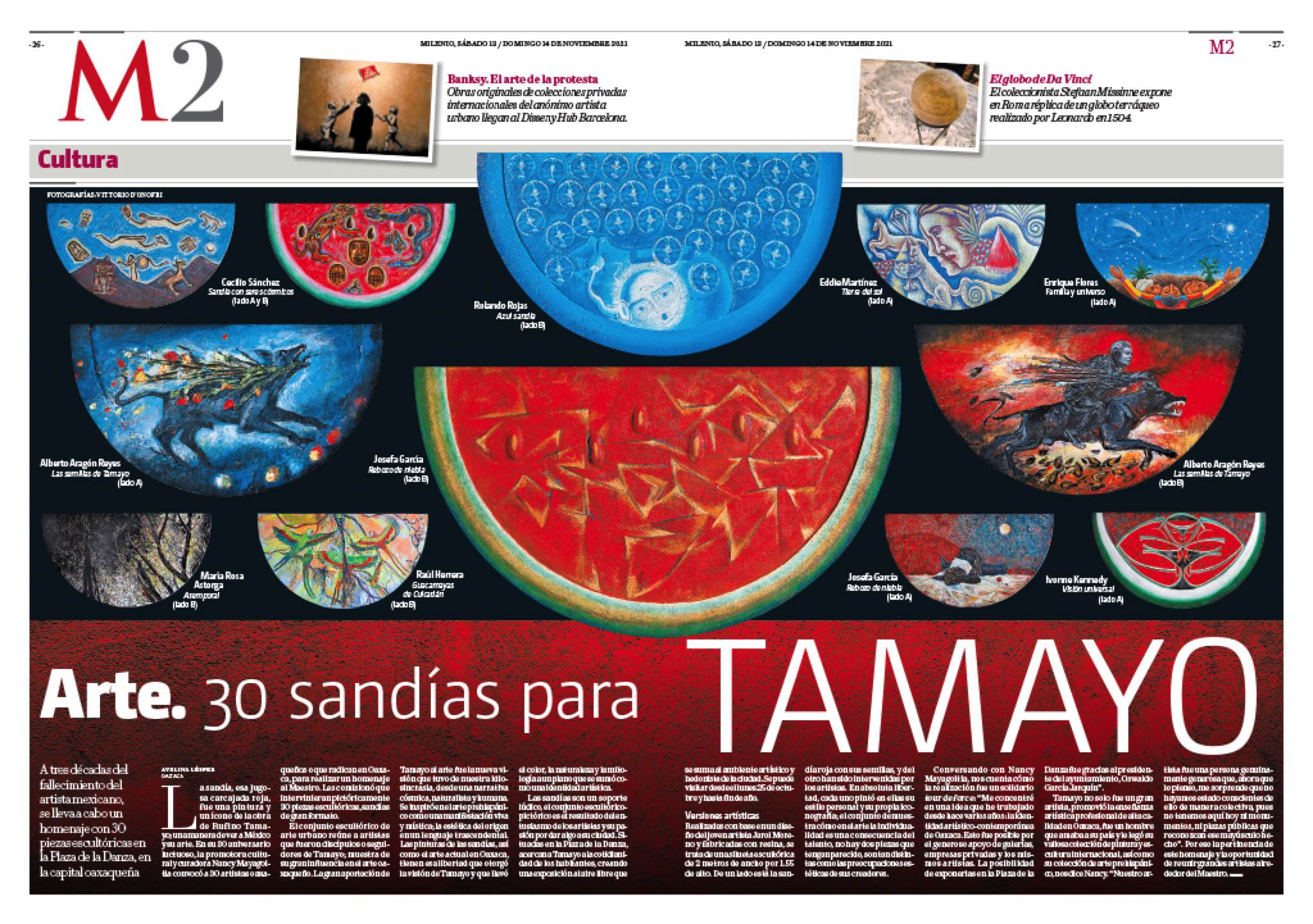 ARTE. 30 SANDÍAS PARA TAMAYO