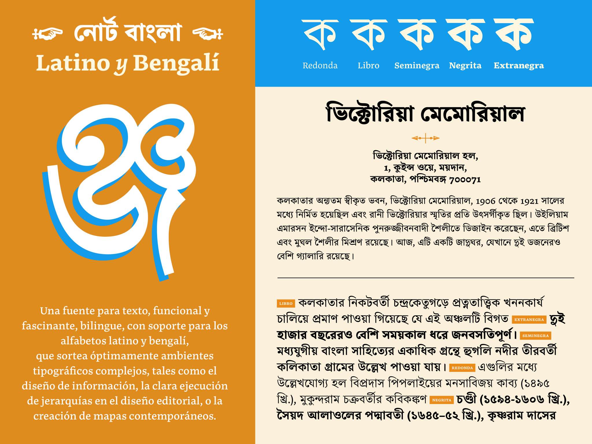 Noort Bengali typeface
