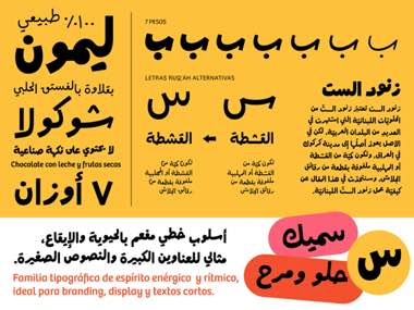 Bree Arabic typeface
