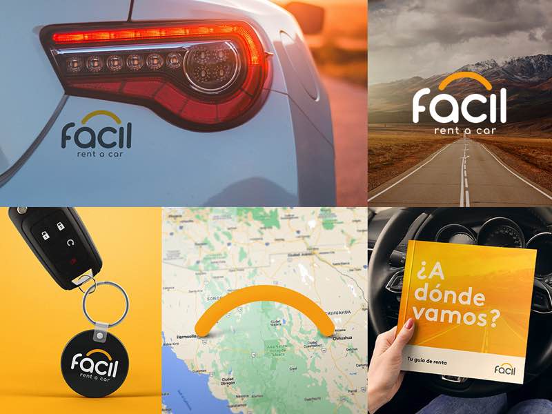 Identidad Corporativa Fácil Rent A Car Viernes Premio CLAP